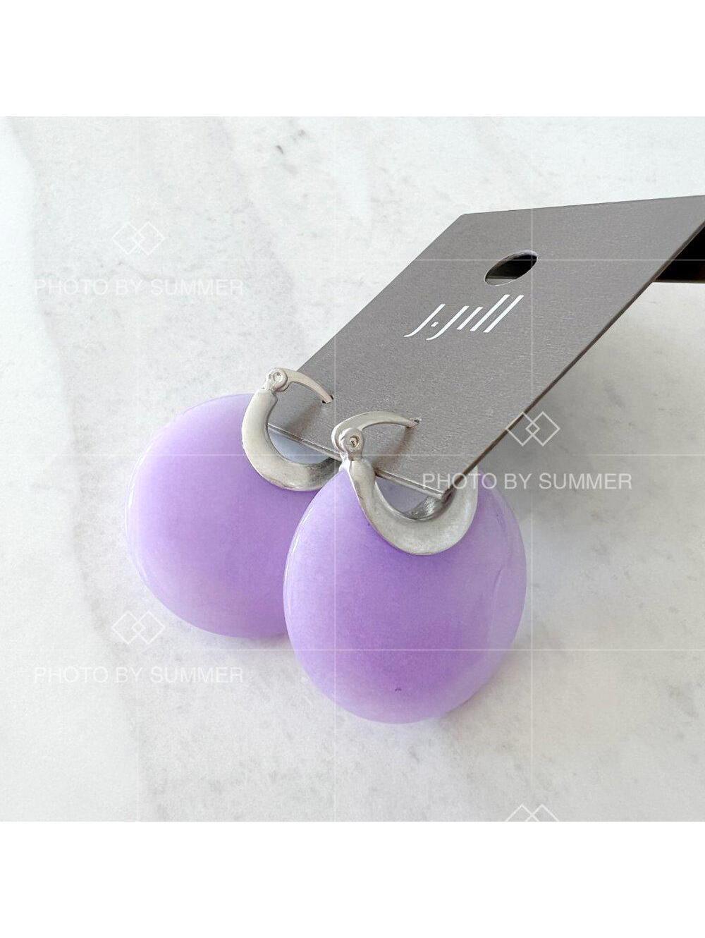 J.Jill Colorful Stone Hoop Earrings